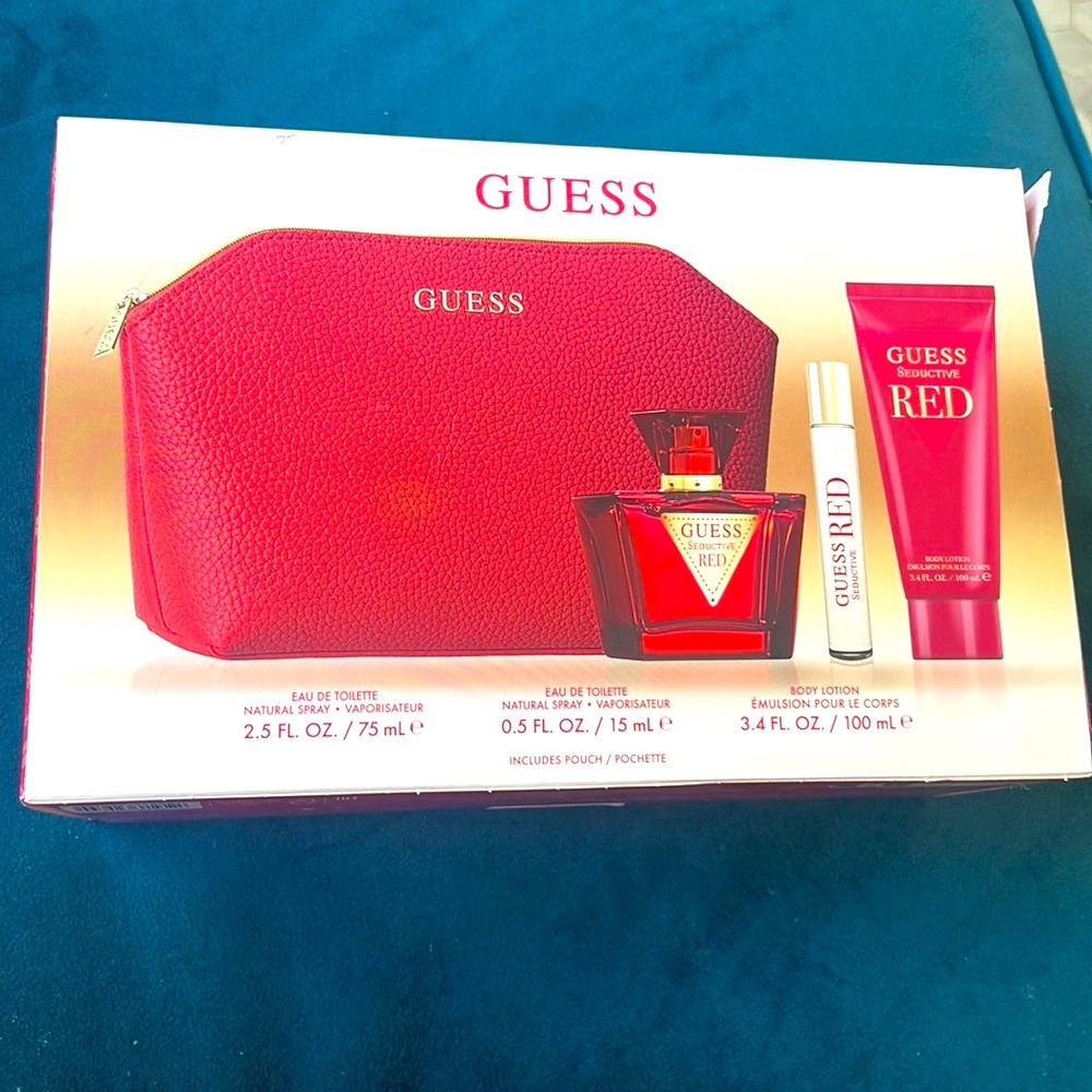 Guess Seductive Red by Guess for Women - 4pc